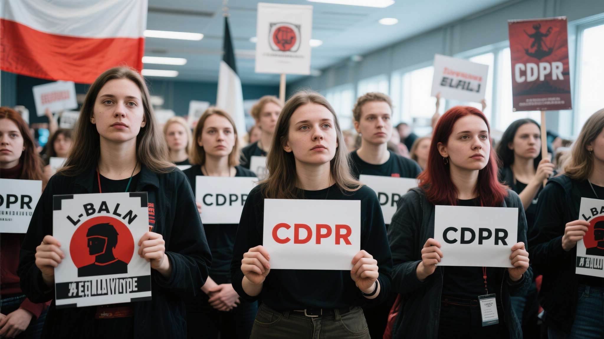 裁员潮来袭!CDPR女性员工呼吁游戏开发者应成立工会 相比之下,欧洲游戏公司的工会化进程更为缓慢。CDPR所在的波兰,游戏行业至今尚未